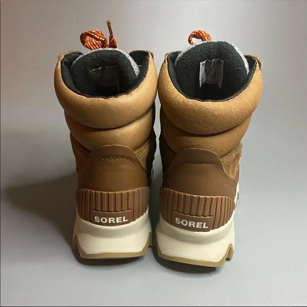 Sorel Kinetic Conquest Boots Velvet Tan 5.5 Waterproof Hiking